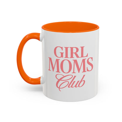 Girl Moms Club Accent Coffee Mug — 11/15oz
