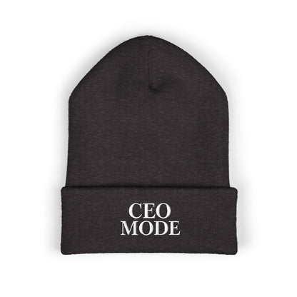 CEO Mode Embroidered Classic Cuffed Beanie