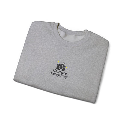 Capture Everything Embroidered Crewneck Sweatshirt