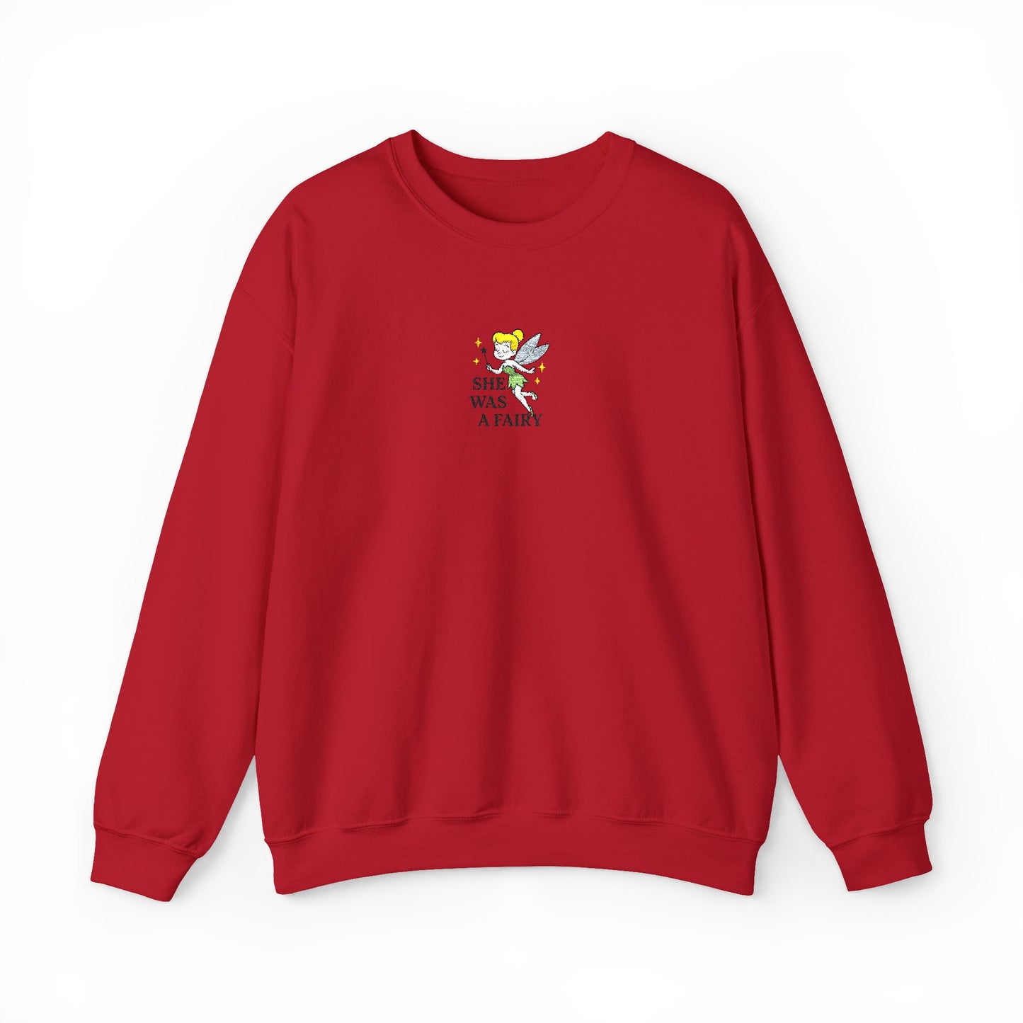 She Was a Fairy Embroidered Crewneck Sweatshirt