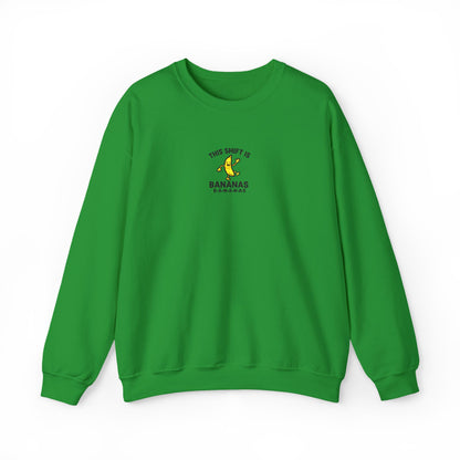 This Shift is Bananas Dancing Embroidered Crewneck Sweatshirt