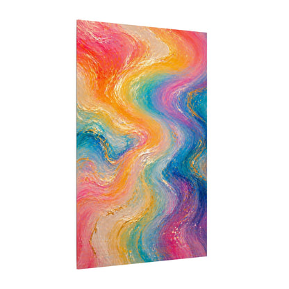 Rainbow Wave — Matte Canvas Wall Art