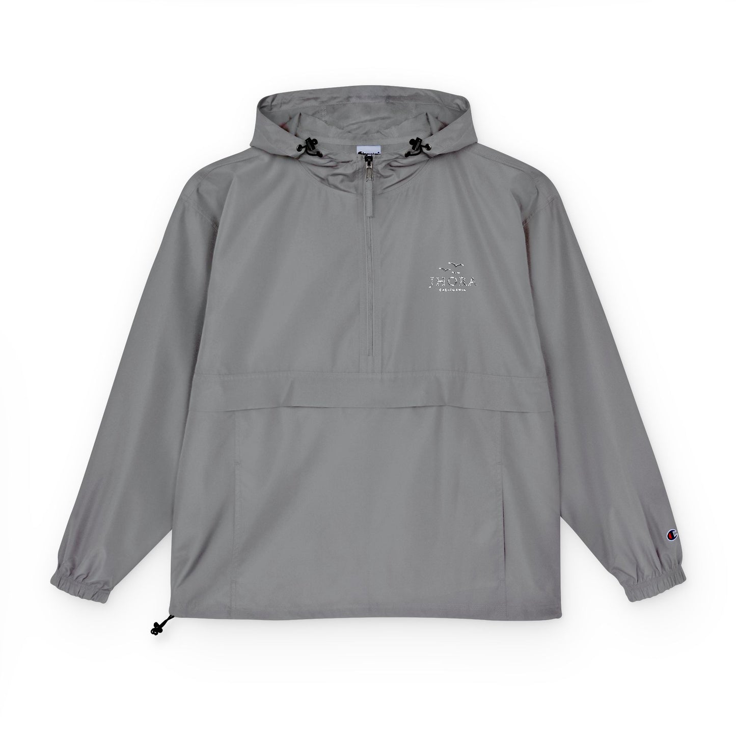 Jhora California Personalized Embroidered Packable Anorak Windbreaker Jacket
