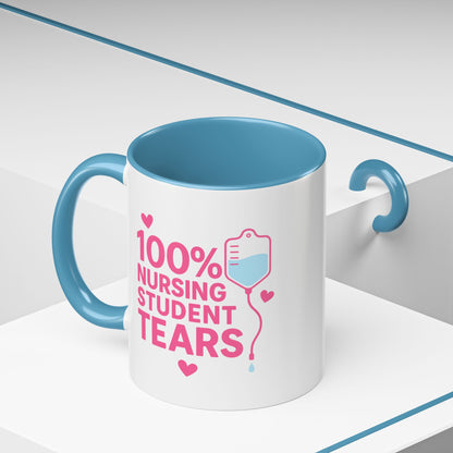 Nursing Student Tears Accent Mug