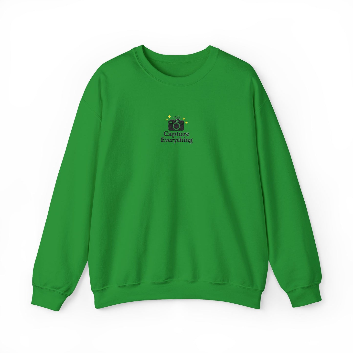 Capture Everything Embroidered Crewneck Sweatshirt