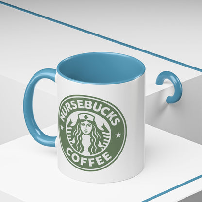 Nursebucks Coffee Accent Mug (11, 15 oz)