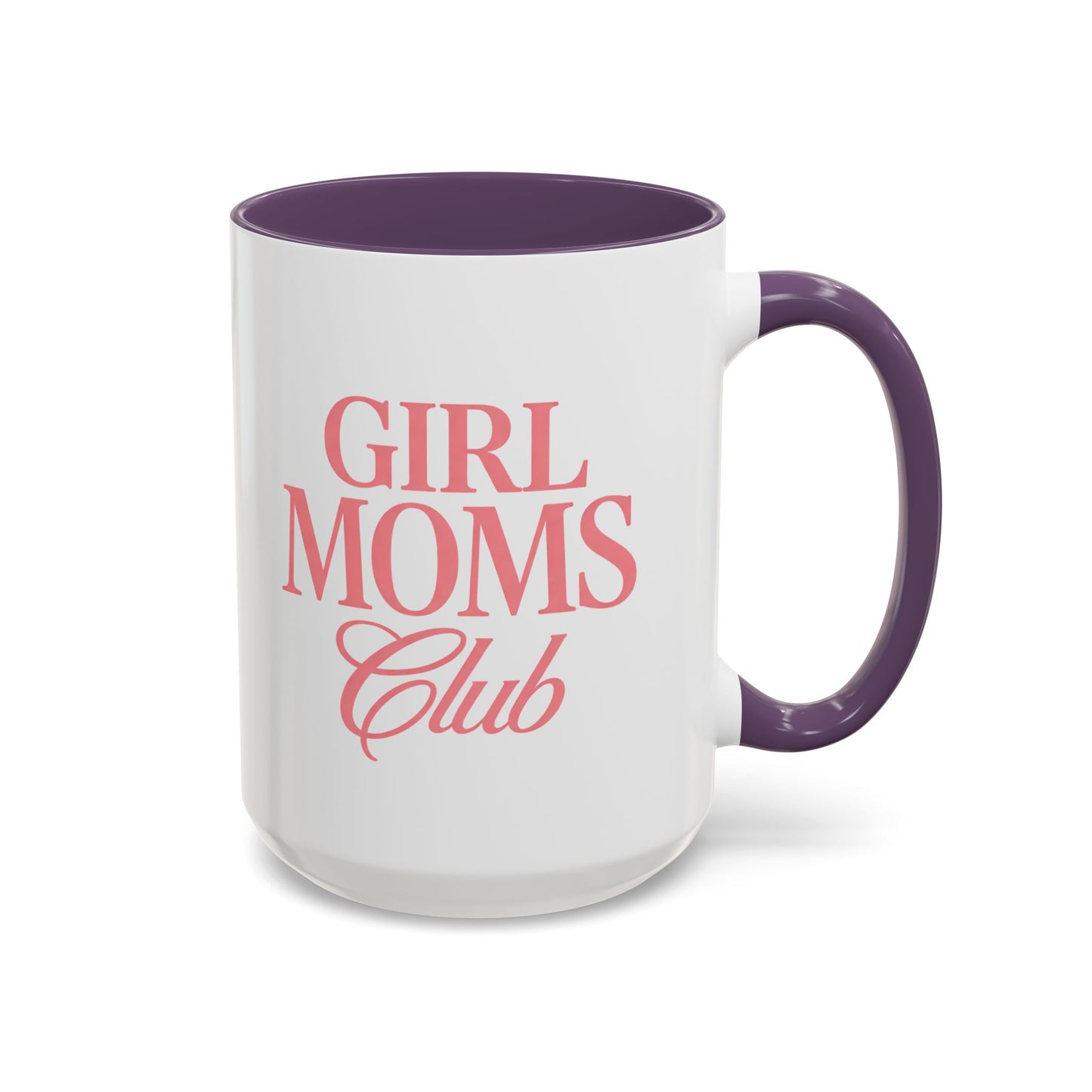 Girl Moms Club Accent Coffee Mug — 11/15oz