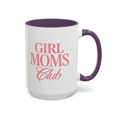 Girl Moms Club Accent Coffee Mug — 11/15oz