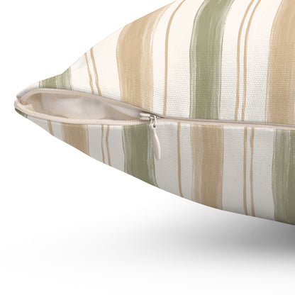 Sage Harbor Stripe Throw Pillow