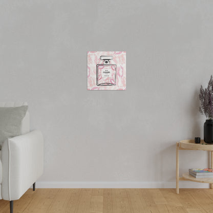 Luxury Fragrance Kisses Matte Canvas, Stretched