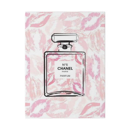 Luxury Fragrance Kisses Matte Canvas, Stretched