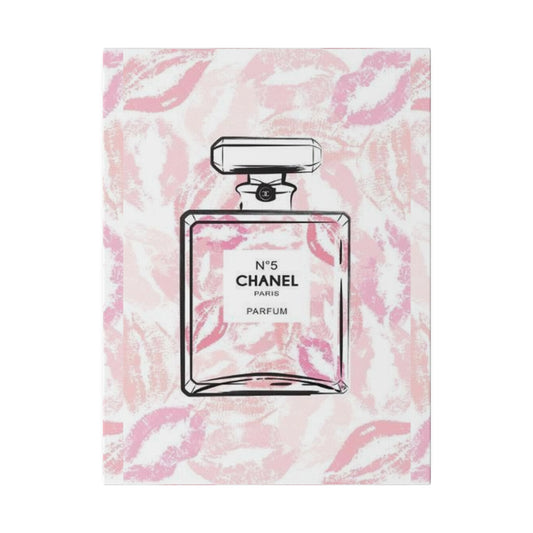 Luxury Fragrance Kisses Matte Canvas, Stretched