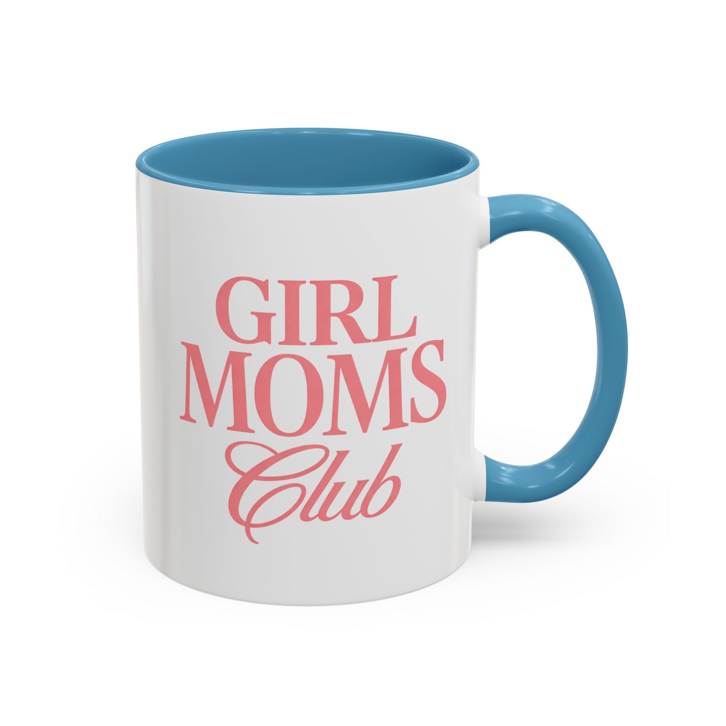 Girl Moms Club Accent Coffee Mug — 11/15oz