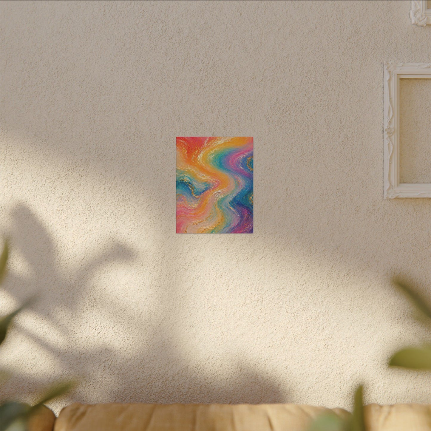 Rainbow Wave — Matte Canvas Wall Art