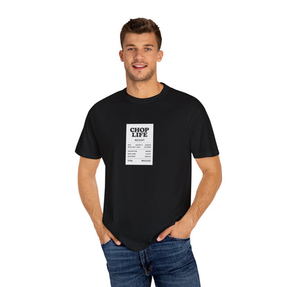 Chop Life Receipt Oversized T-shirt