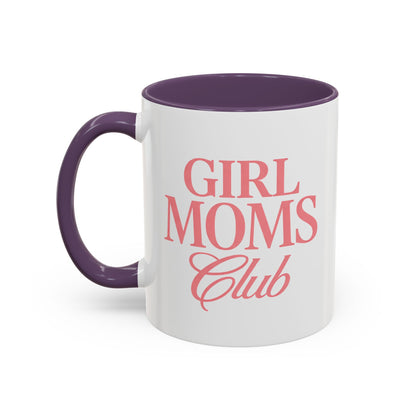 Girl Moms Club Accent Coffee Mug — 11/15oz
