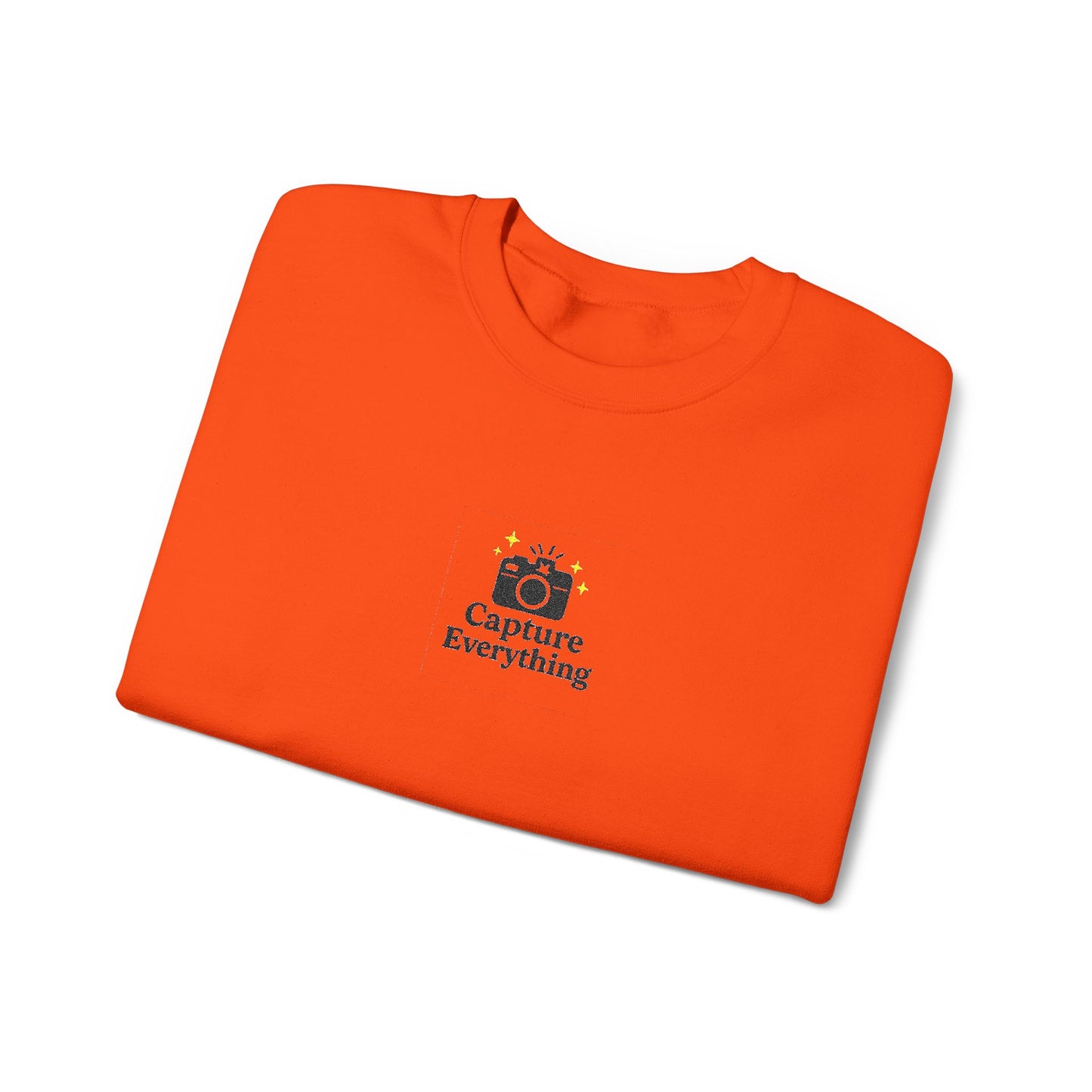 Capture Everything Embroidered Crewneck Sweatshirt