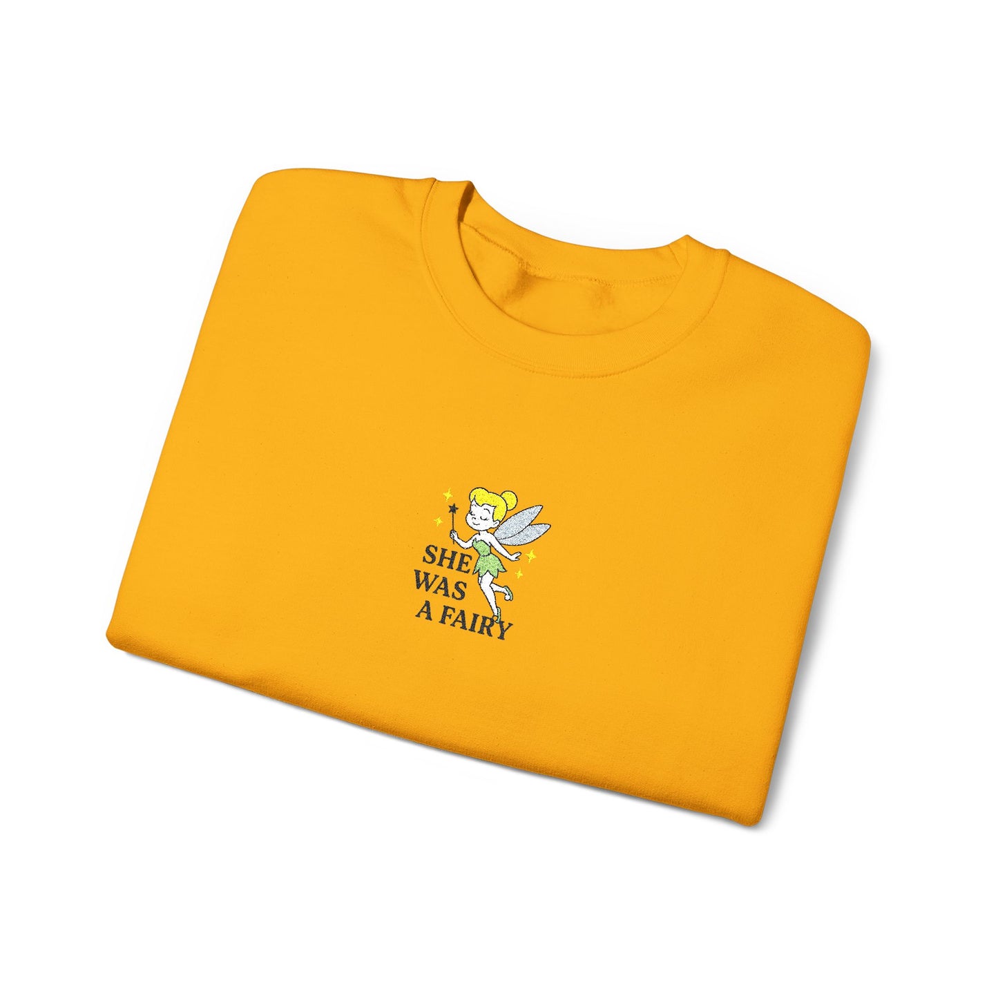She Was a Fairy Embroidered Crewneck Sweatshirt