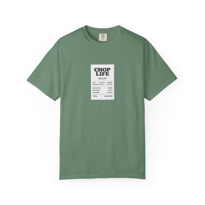 Chop Life Receipt Oversized T-shirt