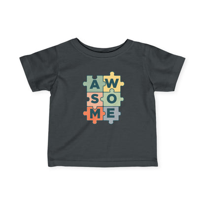 Awesome Puzzle Autism Awareness Infant Toddler T-shirt