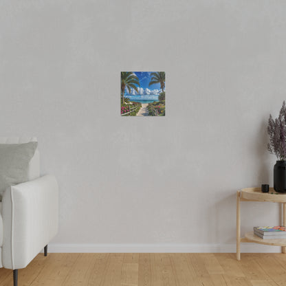 Paradise Found Matte Canvas, Stretched