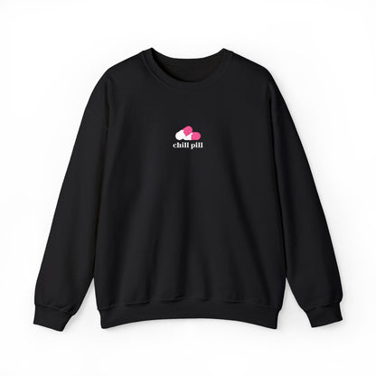 Chill Pill Embroidered Crewneck Sweatshirt