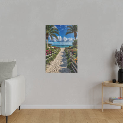 Paradise Found Matte Canvas, Stretched