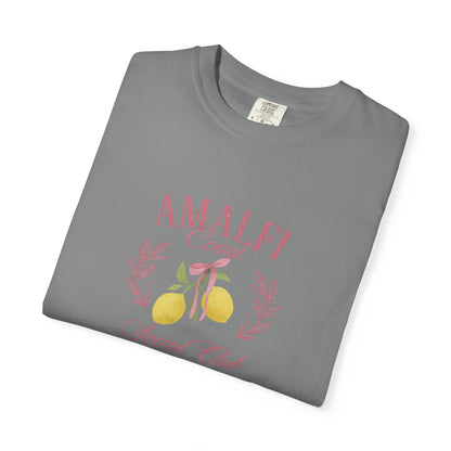 Amalfi Coast Social Club Pink Oversized T-shirt