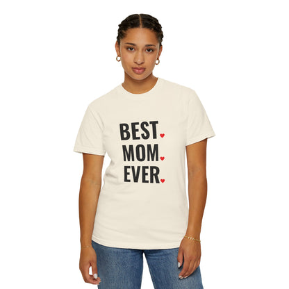 Best Mom Ever Hearts Oversized T-shirt