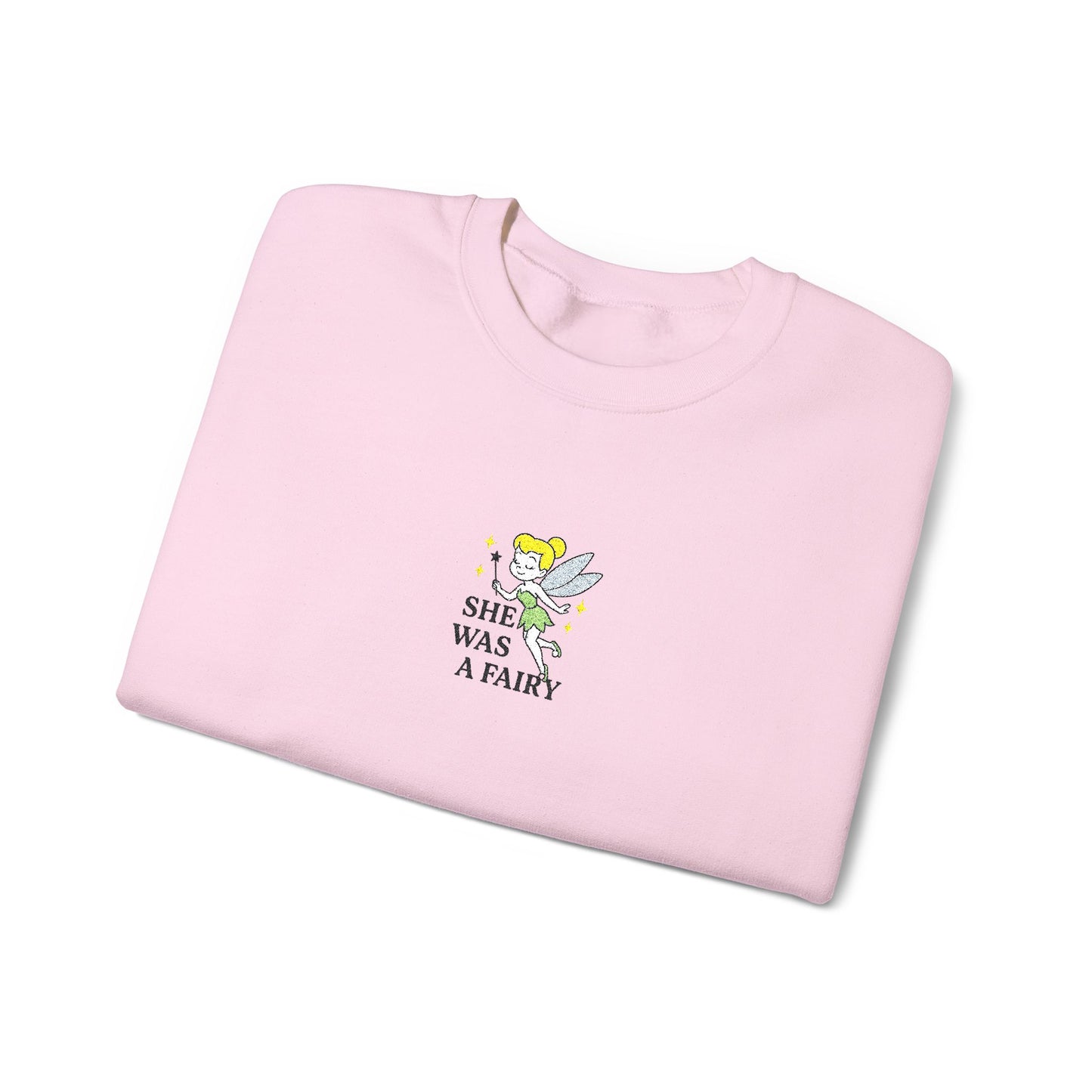 She Was a Fairy Embroidered Crewneck Sweatshirt