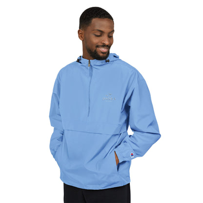 Jhora California Personalized Embroidered Packable Anorak Windbreaker Jacket