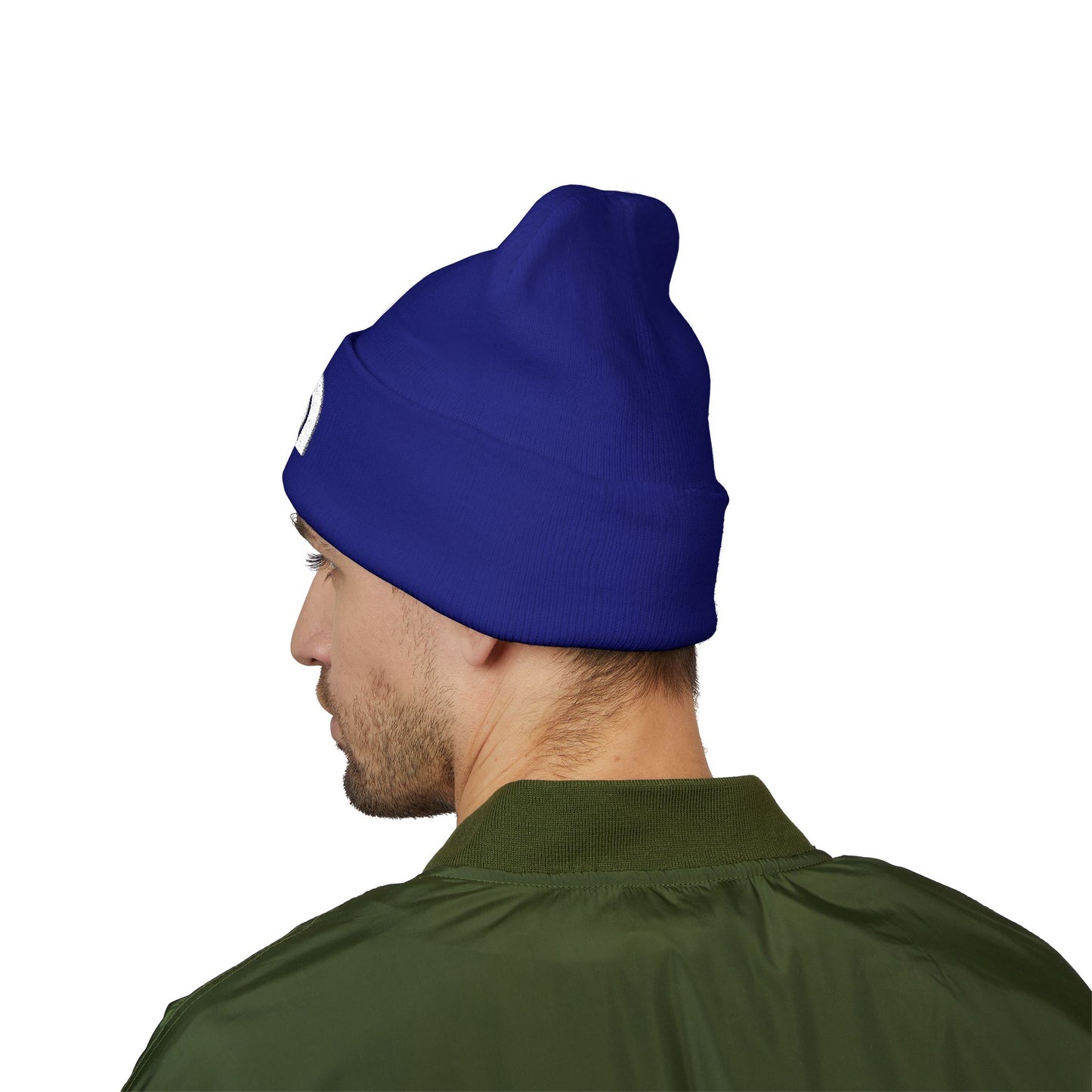 The Nurse Face Embroidered Classic Cuffed Beanie