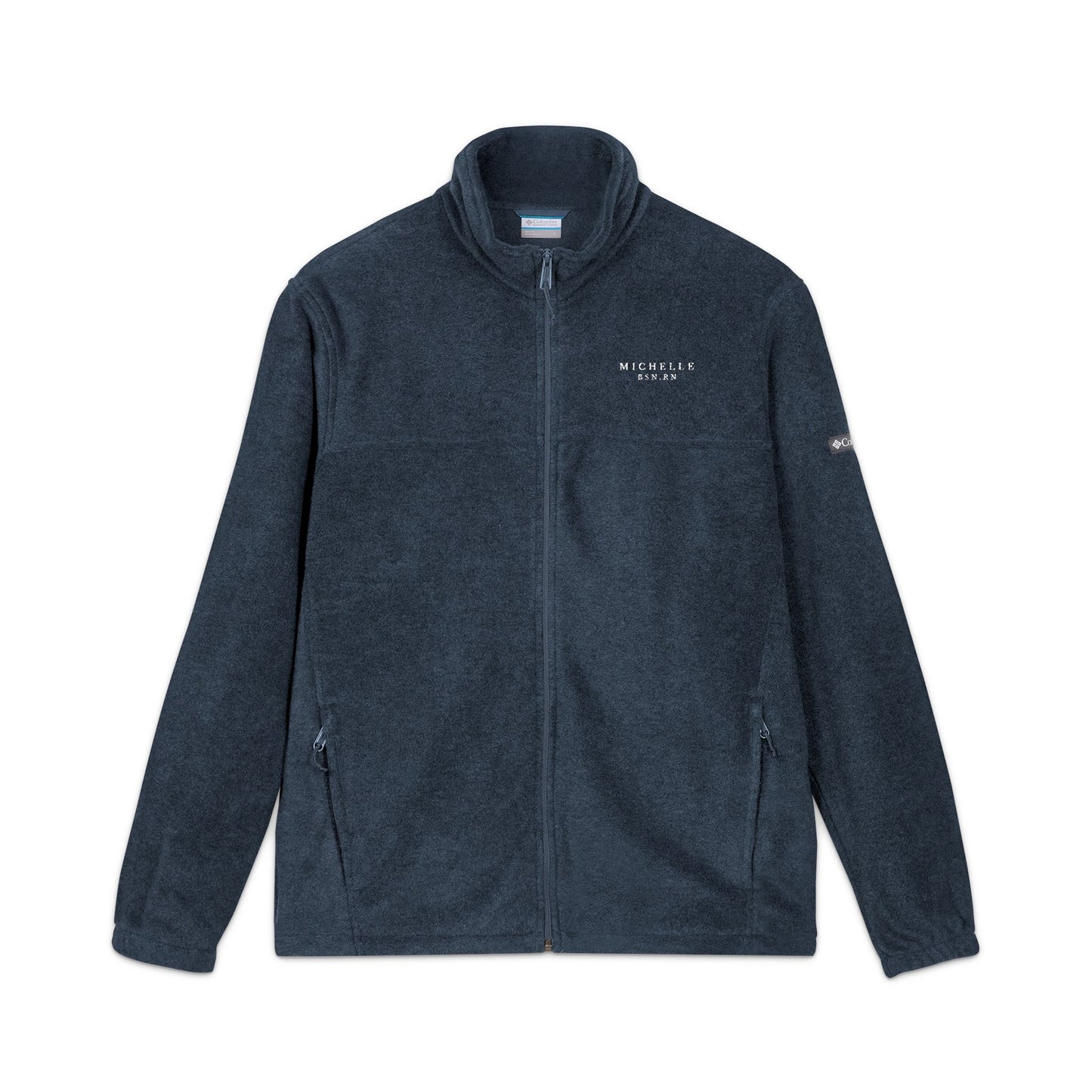 Personalized Embroidered RN Columbia Fleece Jacket