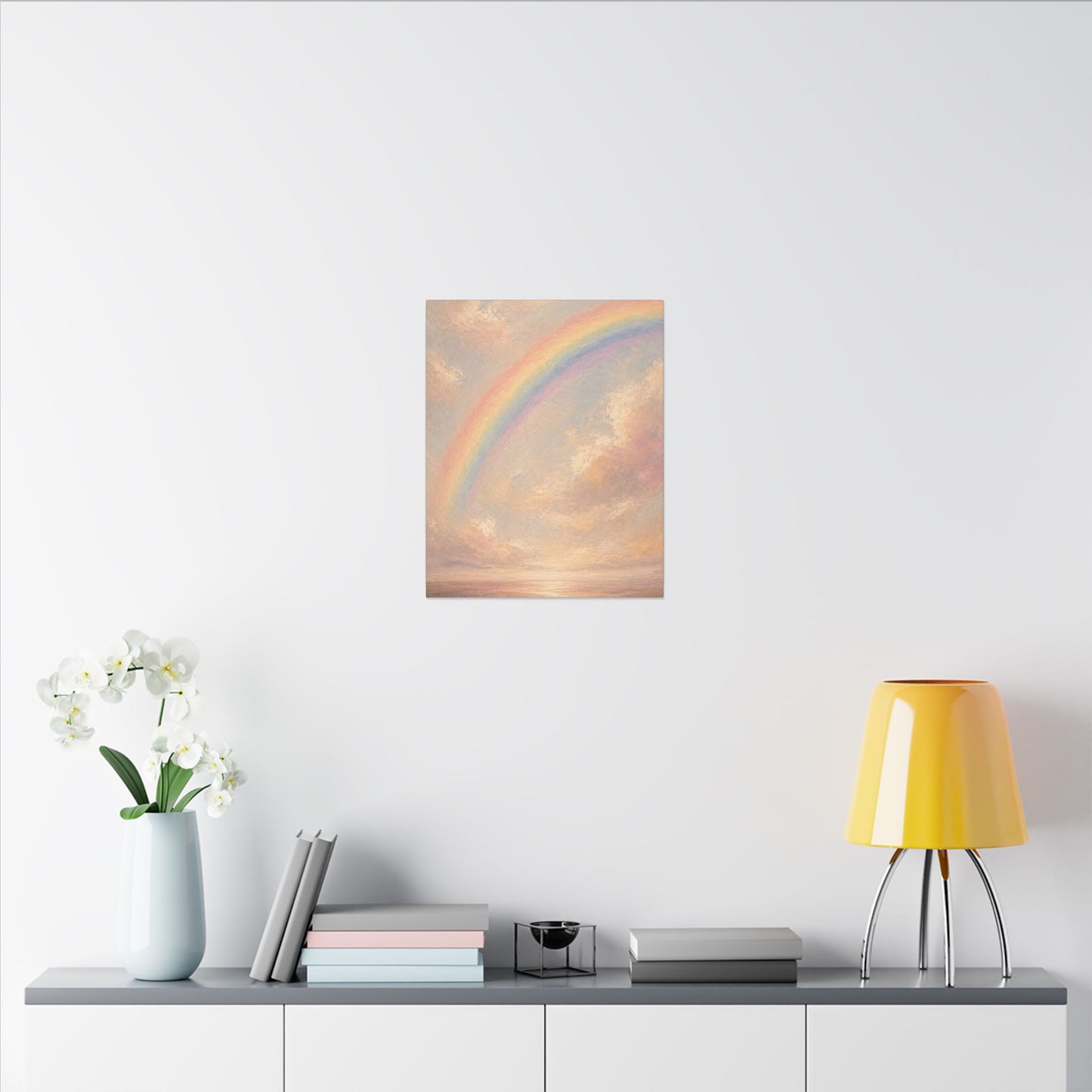 Rainbow Horizon Canvas Print — Matte Stretched Canvas