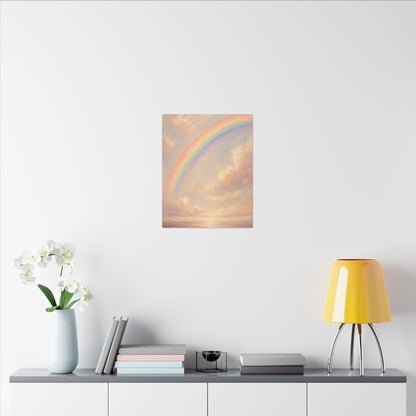 Rainbow Horizon Canvas Print — Matte Stretched Canvas