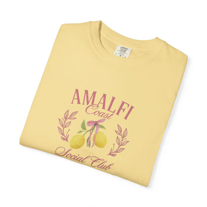 Amalfi Coast Social Club Pink Oversized T-shirt