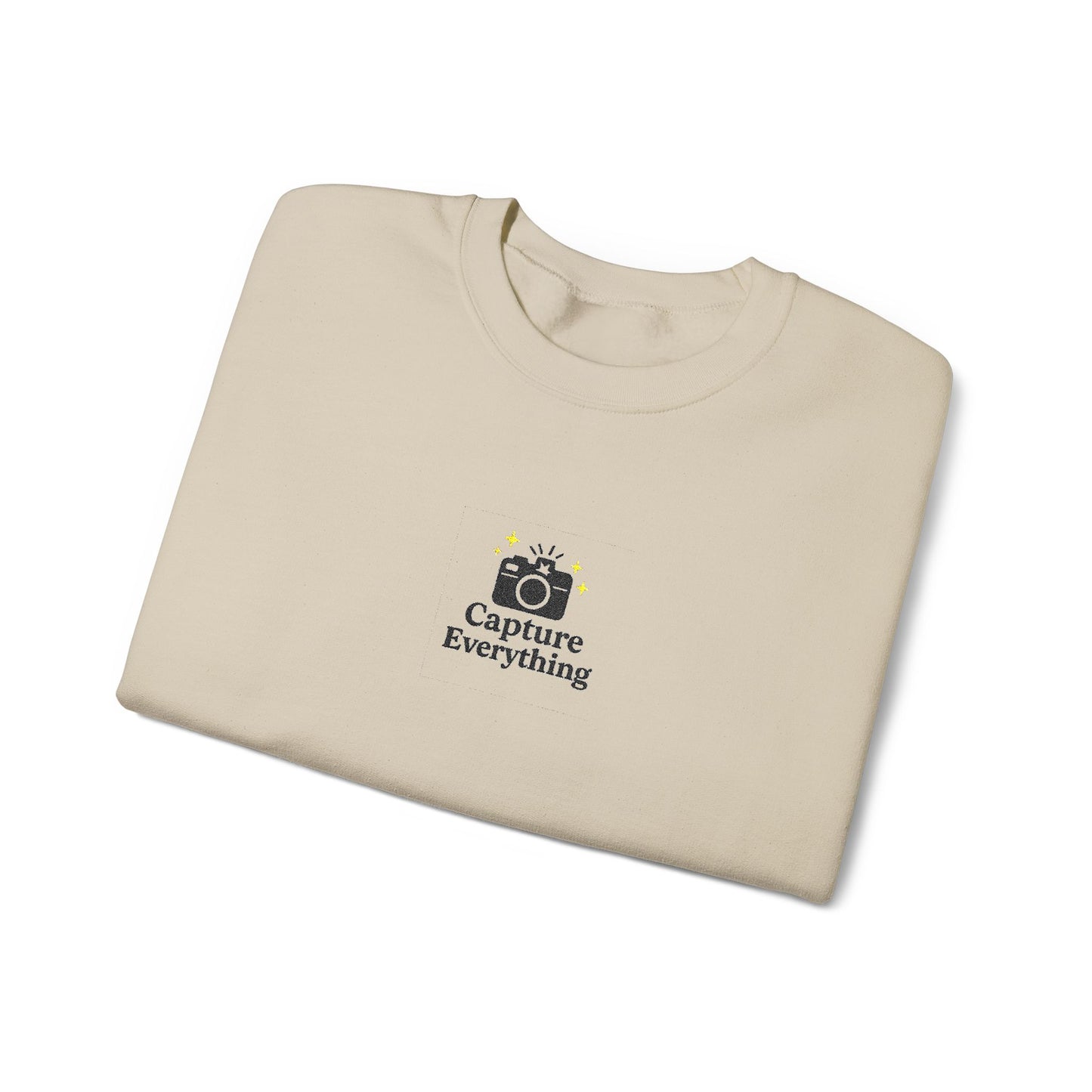 Capture Everything Embroidered Crewneck Sweatshirt