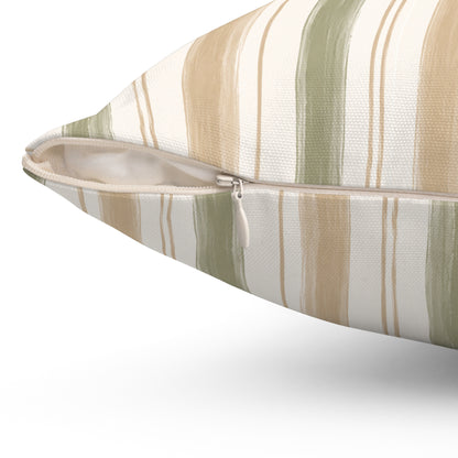 Sage Harbor Stripe Throw Pillow