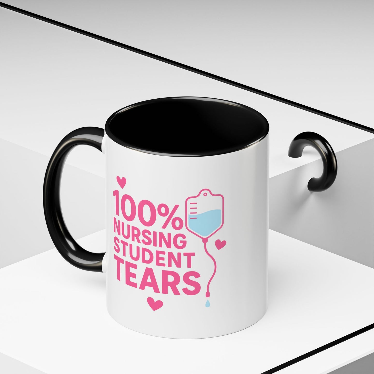 Nursing Student Tears Accent Mug