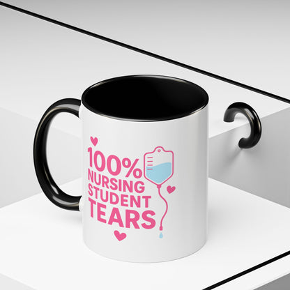 Nursing Student Tears Accent Mug