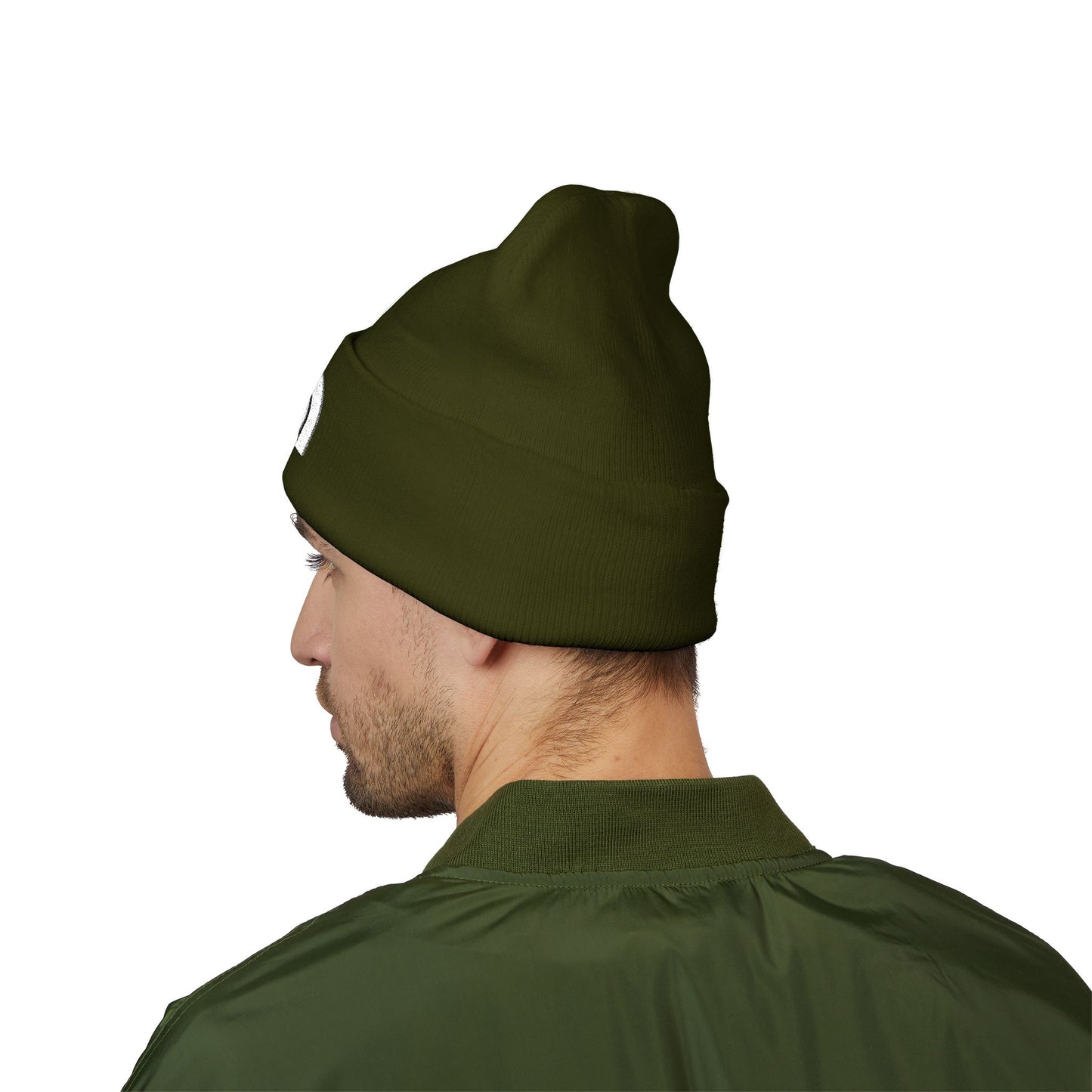 The Nurse Face Embroidered Classic Cuffed Beanie