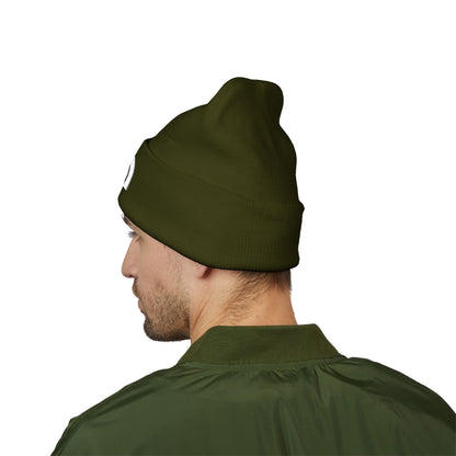 The Nurse Face Embroidered Classic Cuffed Beanie