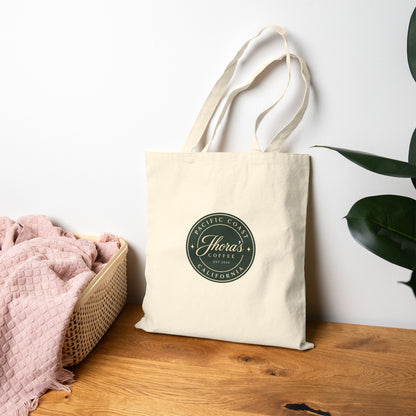 Jhora's Coffee Stamp Tote Bag