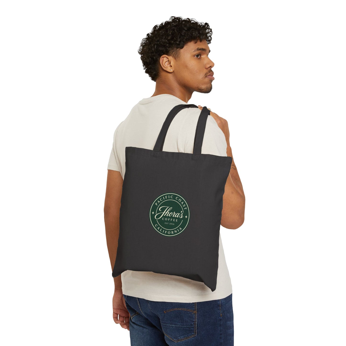 Jhora's Coffee Stamp Tote Bag