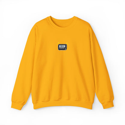 Call Me Beep Me Pager Embroidered Crewneck Sweatshirt