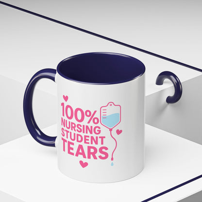 Nursing Student Tears Accent Mug