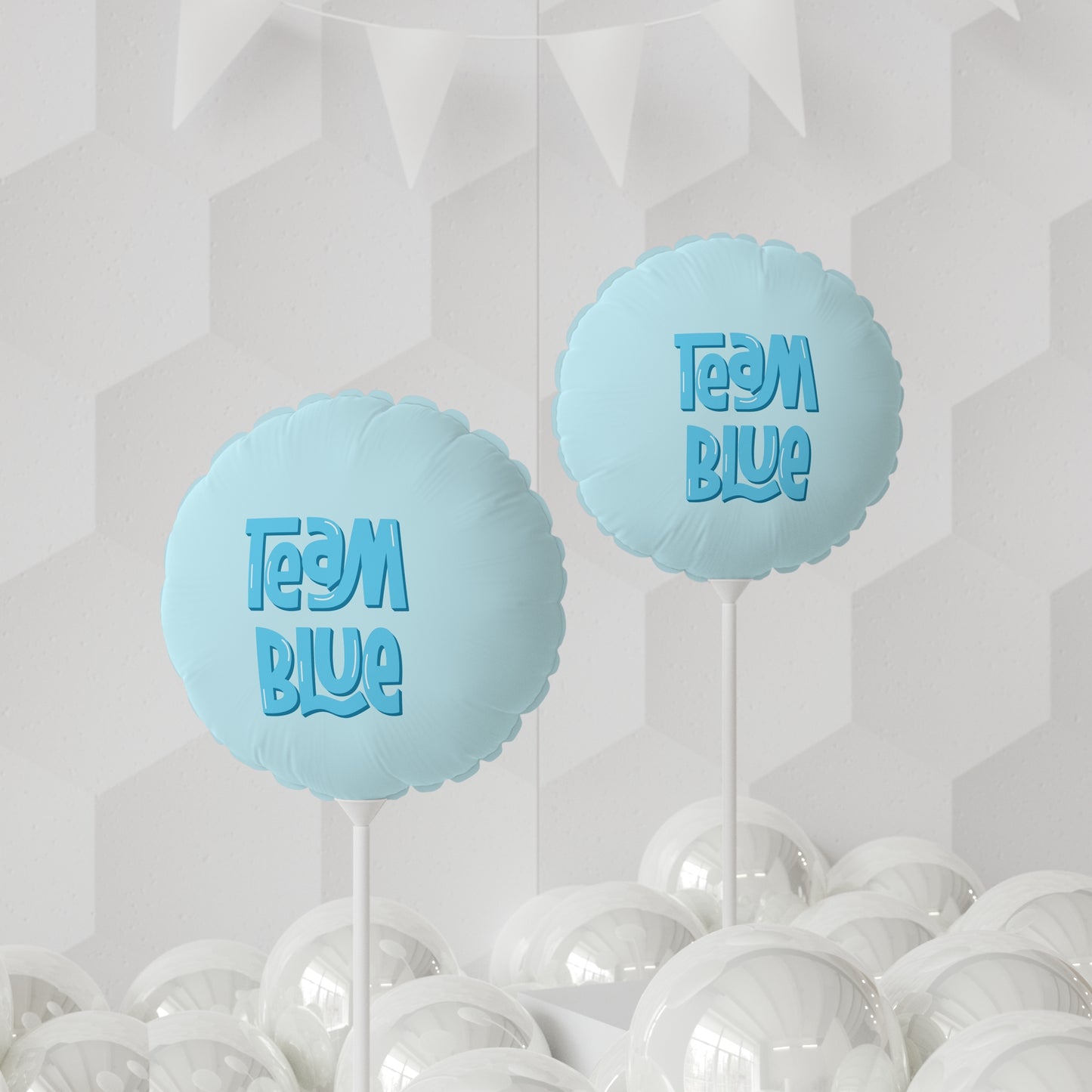 Team Blue Gender Reveal 11" Balloon