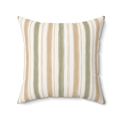 Sage Harbor Stripe Throw Pillow