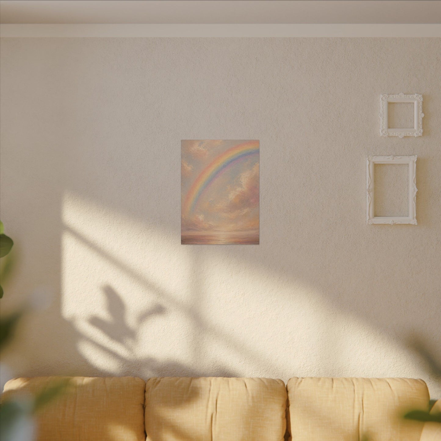 Rainbow Horizon Canvas Print — Matte Stretched Canvas