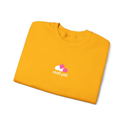 Chill Pill Embroidered Crewneck Sweatshirt